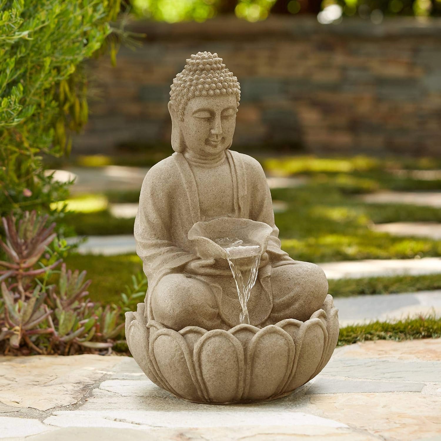 Outdoor Zen Lighting - Air Mancur Besar Zen untuk Luar