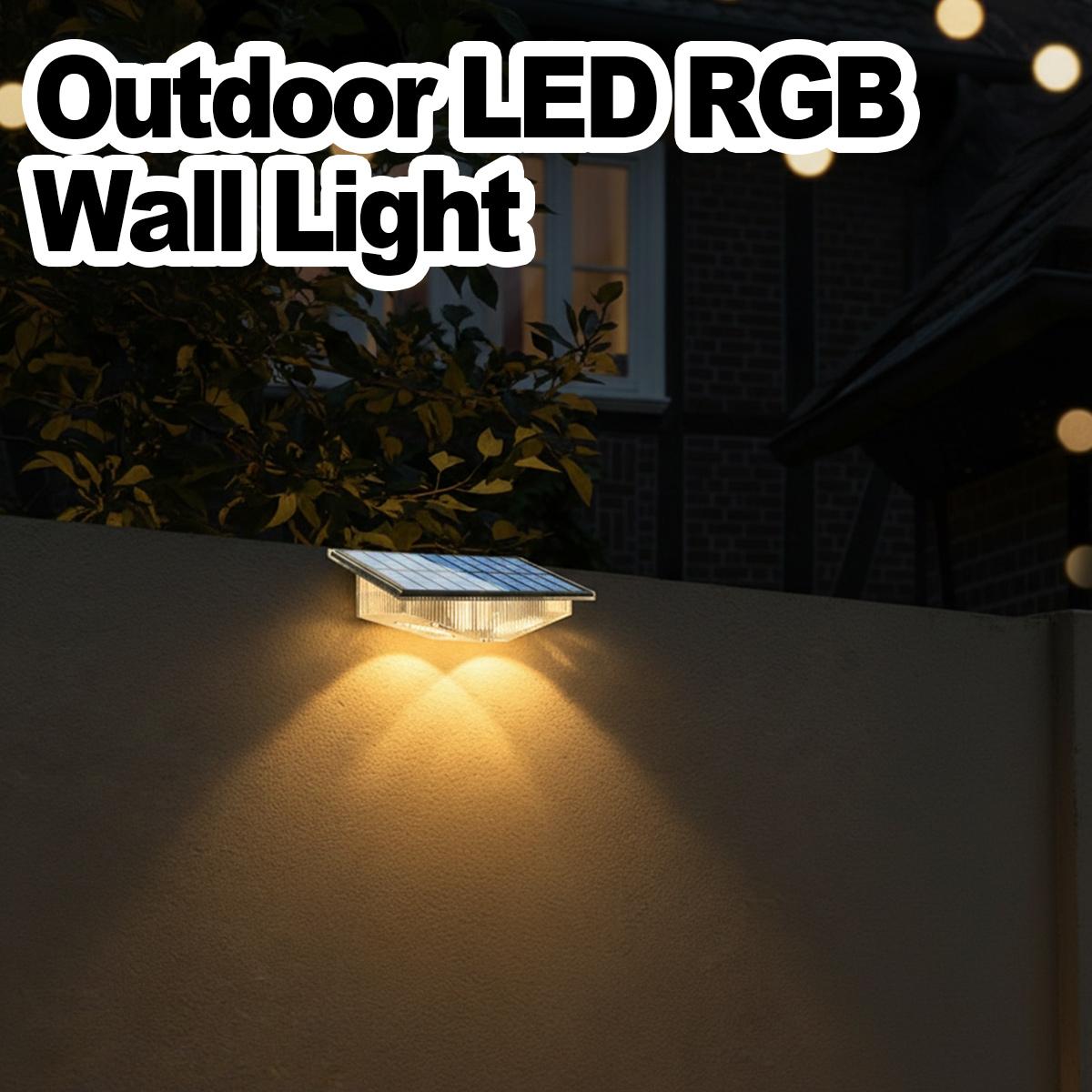 Outdoor Yard Lighting Fixtures - 4 Buah Lampu Pagar Tenaga Surya