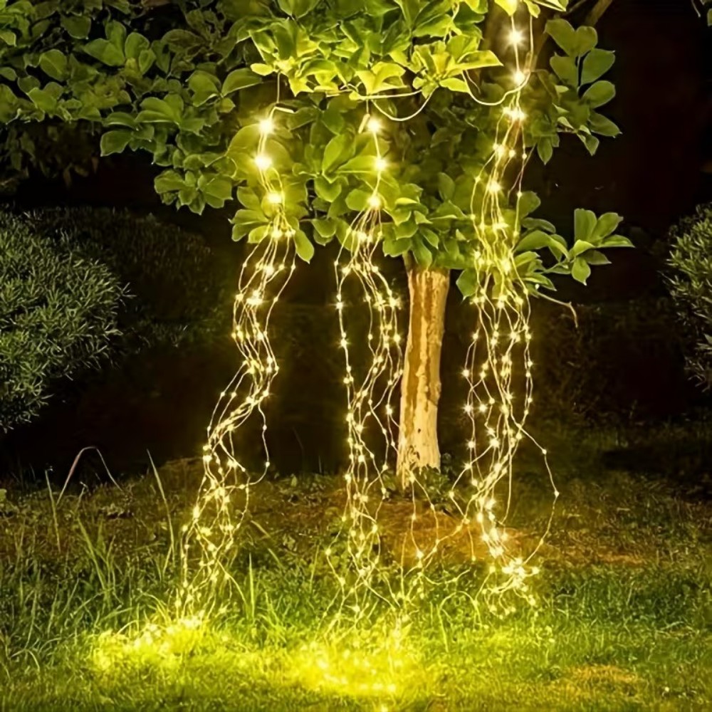 Solar Fairy String - Lampu String LED Tenaga Surya 3M600LED
