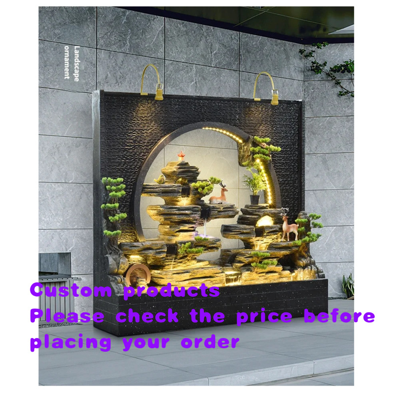 Outdoor Zen Lighting - custom. Air Mancur Dinding Dalam dan