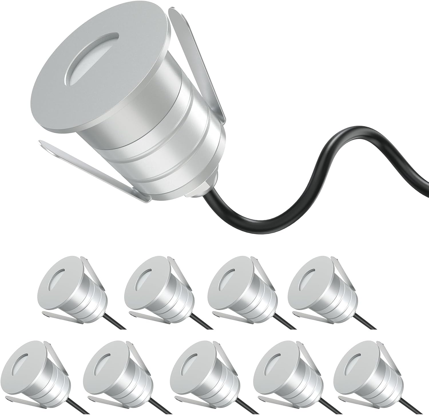 Ground Light Recessed - Lampu Tangga LED Tersembunyi 1W 10Pak