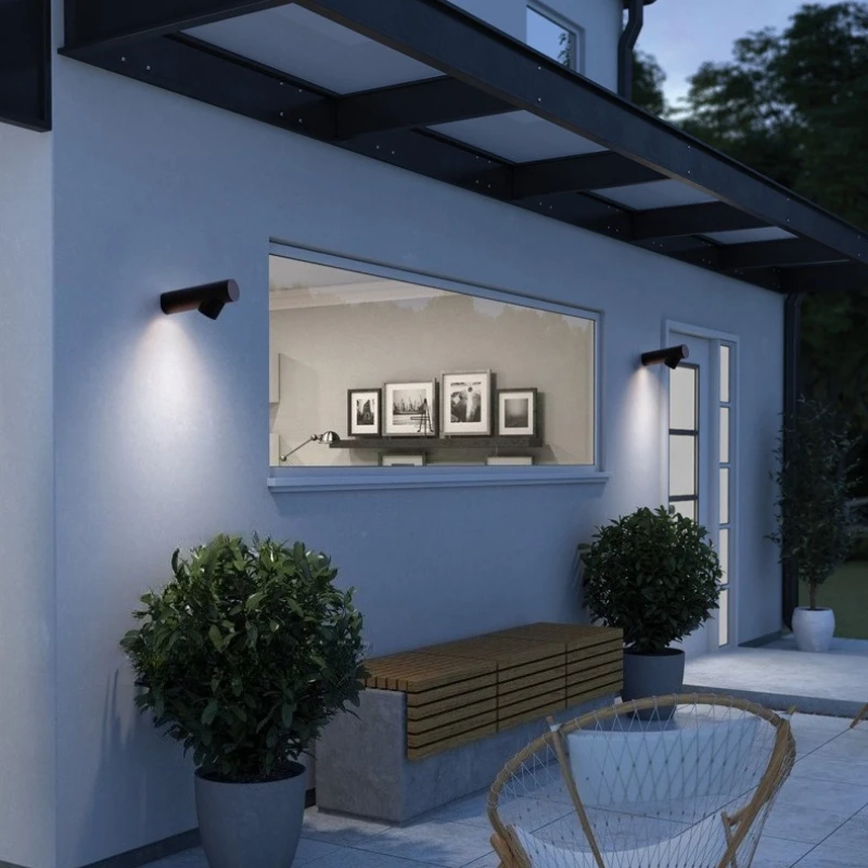Outdoor Lighting Accent - SANDYHA Lampu Dinding LED Modern Desain
