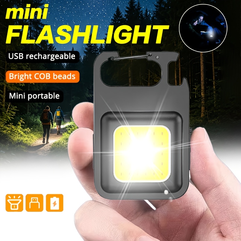 Outdoor Lighting Rechargeable - Lampu Gantungan Kunci Portabel Mini Multifungsi