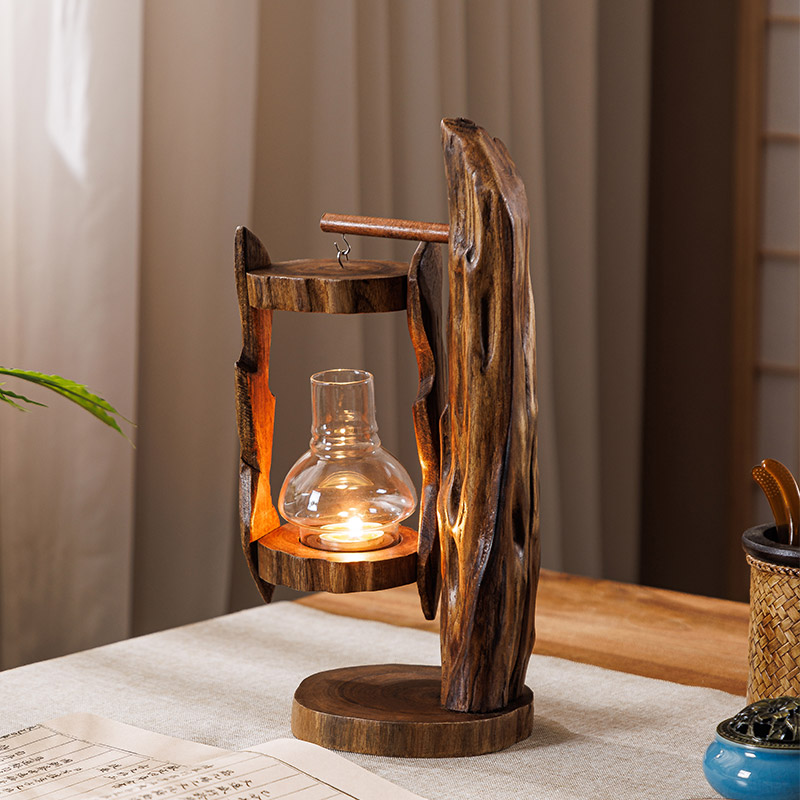 Outdoor Zen Lighting - Lampu Log Wind kandil Retro Asia