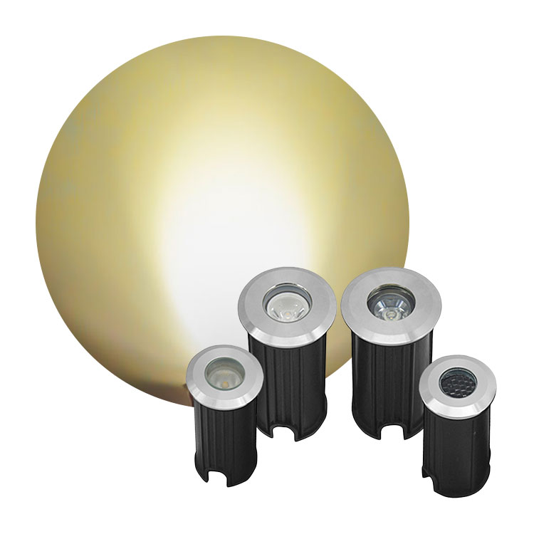 Ground Light Recessed - Lampu Sorot LED Taman 1W/3W DC12v