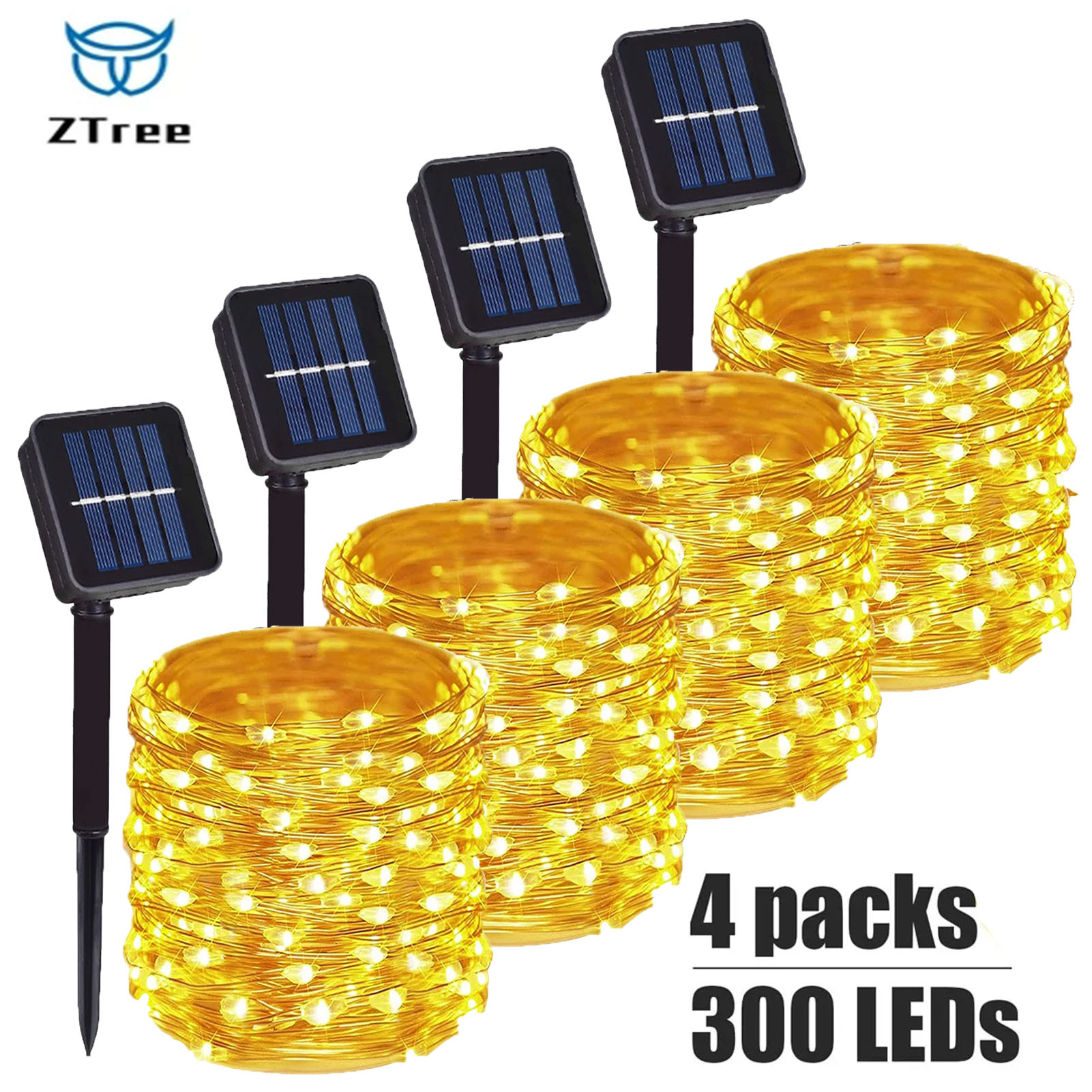 Solar Fairy String - Lampu tali tenaga surya, 1 ~