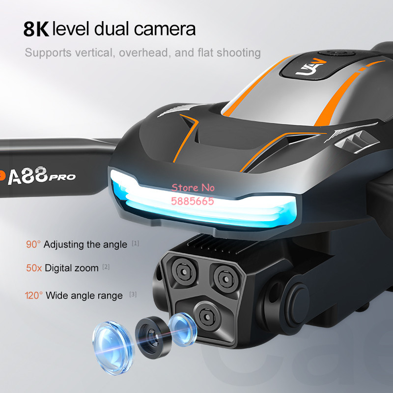 Drone RC 8K Fotografi Udara de - Outdoor Lighting Cable ulasan dan harga