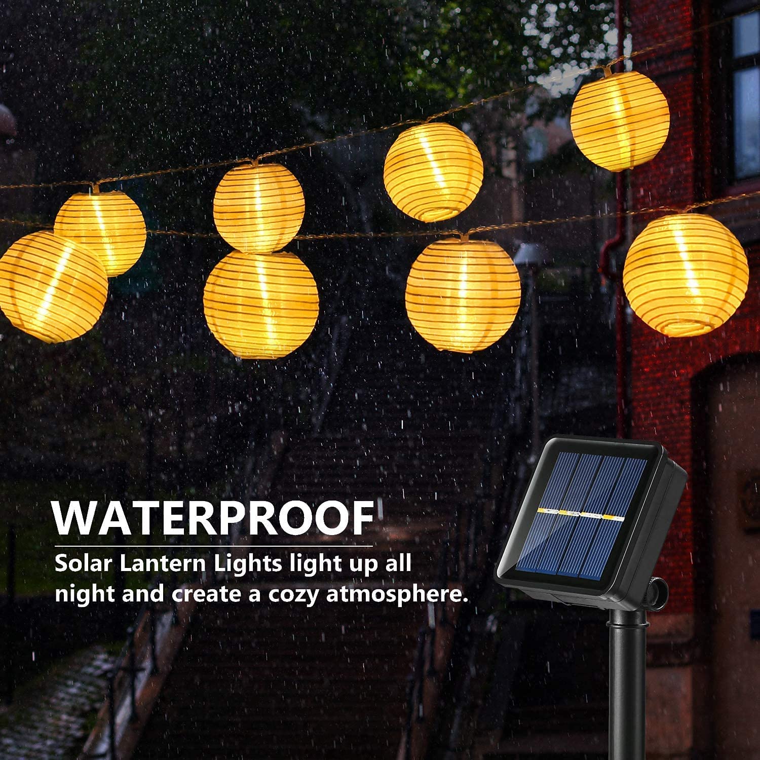 Lampu peri tali tenaga surya,  - Halo Outdoor Lighting ulasan dan harga