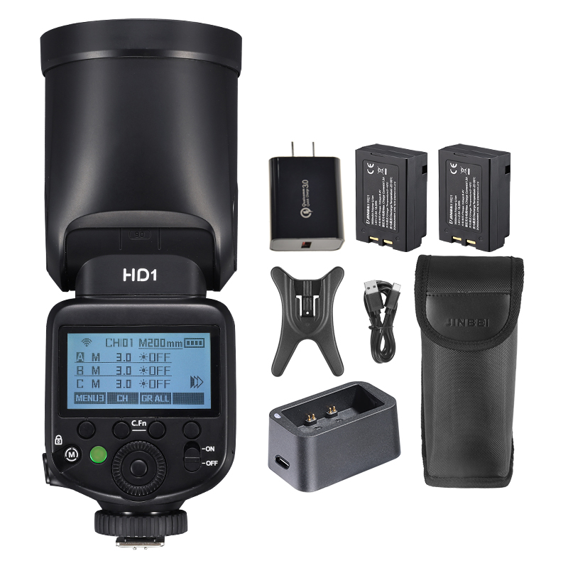 JINBEI HD-1 Round-head HSS Spe - Outdoor Lighting And Camera ulasan dan harga