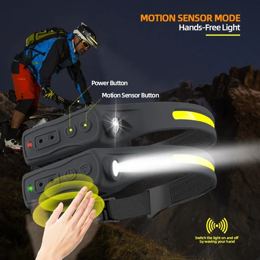 Lampu Kepala Sensor LED COB ya - Outdoor Lighting With Sensor ulasan dan harga