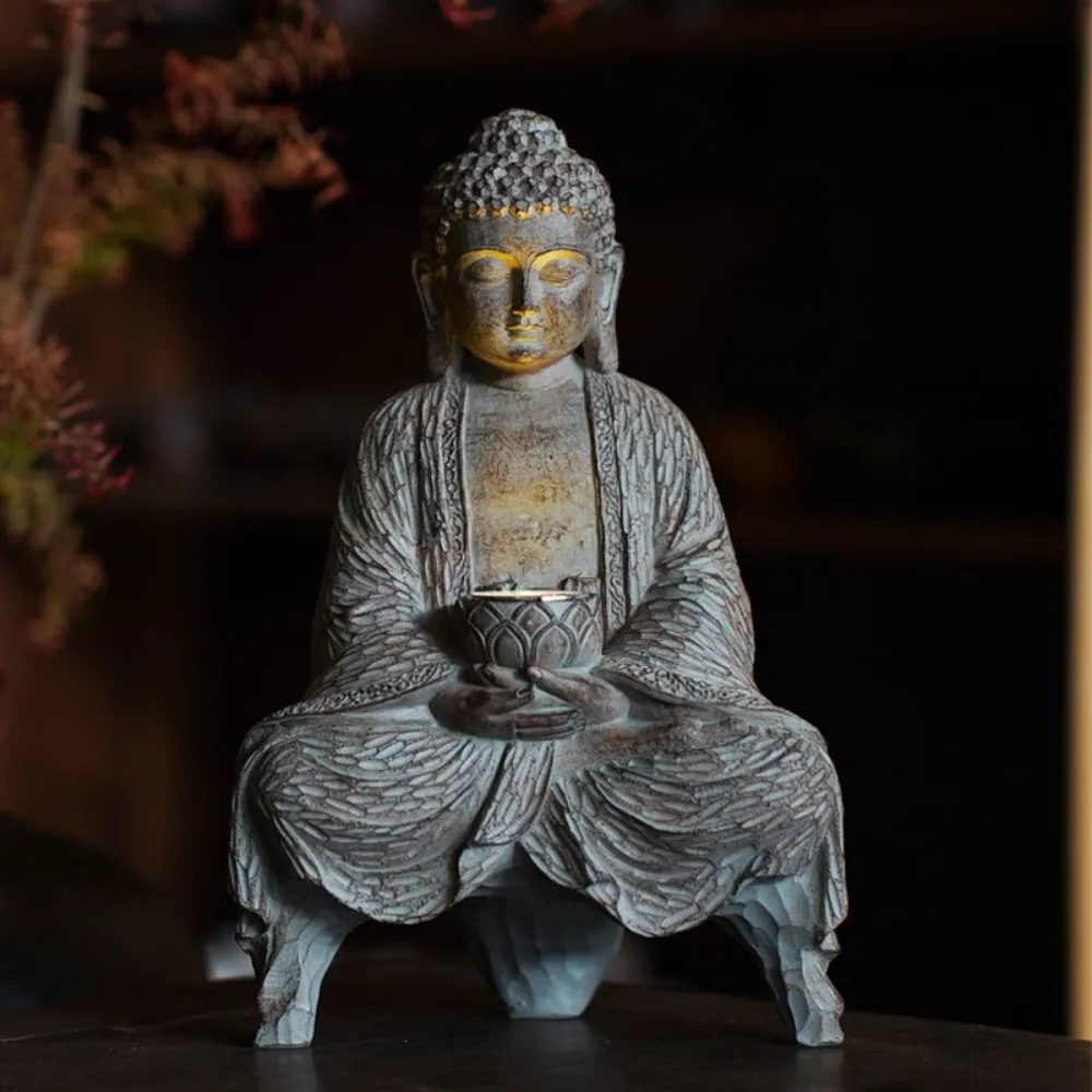 Lampu Patung Buddha Tenaga Sur - Outdoor Zen Lighting ulasan dan harga