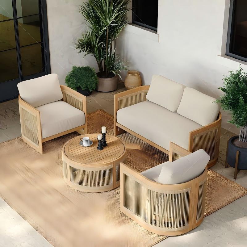 # Set Sofa Kayu Jati Outdoor R - Outdoor Lighting Accent ulasan dan harga