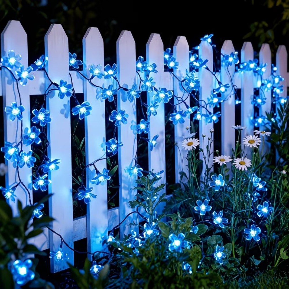 Lampu Tali Luar Ruangan Motif  - Solar Fairy String ulasan dan harga