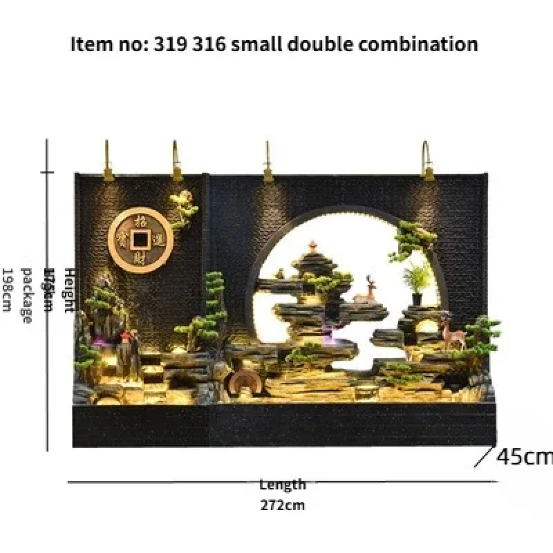 custom. Air Mancur Dinding Dal - Outdoor Zen Lighting ulasan dan harga