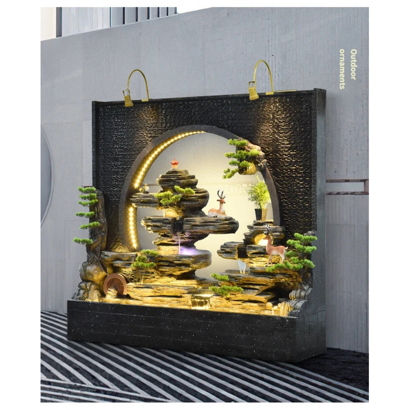 custom. Air Mancur Dinding Dal - Outdoor Zen Lighting ulasan dan harga