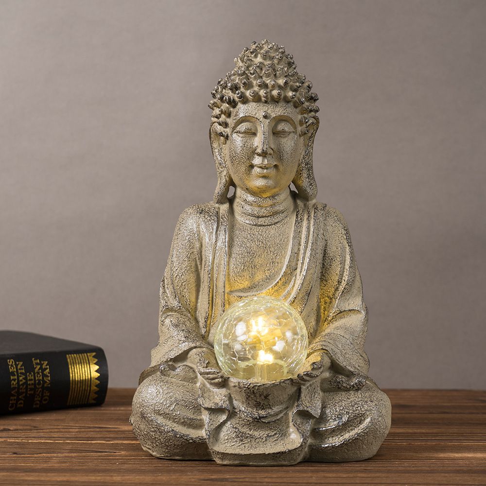 Patung Buddha Resin Vilead 27. - Outdoor Zen Lighting ulasan dan harga