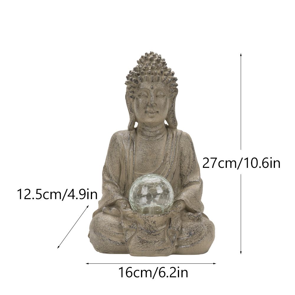 Patung Buddha Resin Vilead 27. - Outdoor Zen Lighting ulasan dan harga