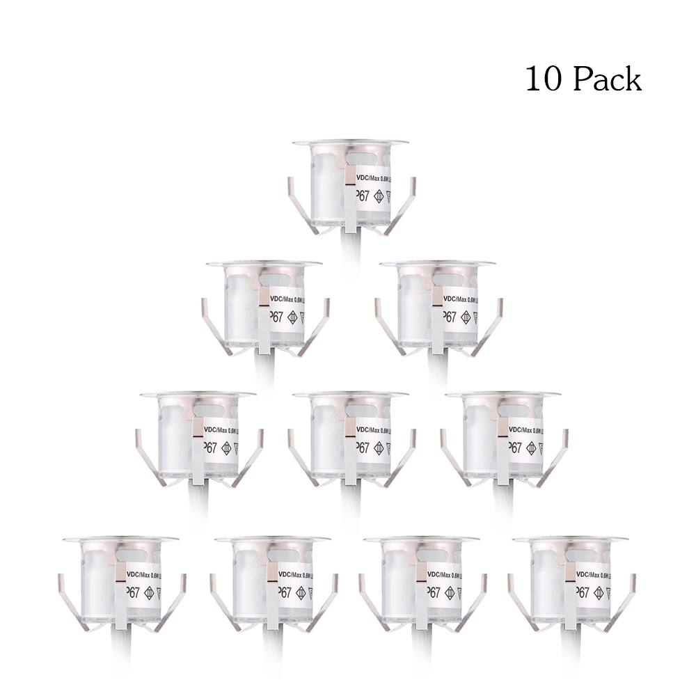 10PCS Lampu Dek LED 32mm 0.6W  - Ground Light Recessed ulasan dan harga