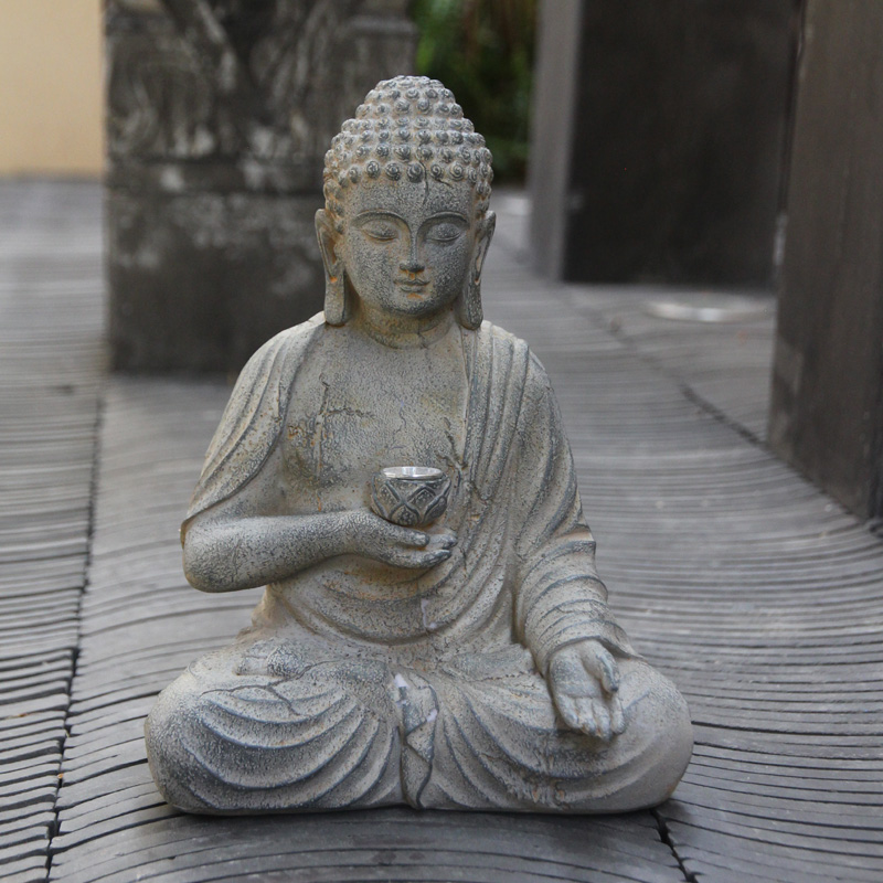 Patung surya Buddha Resin deko - Outdoor Zen Lighting ulasan dan harga