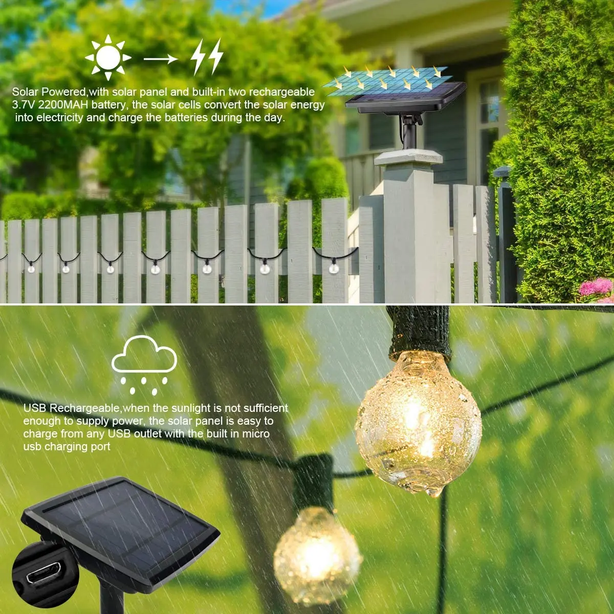 Lampu Setrip Led Tenaga Surya  - Solar Fairy String ulasan dan harga