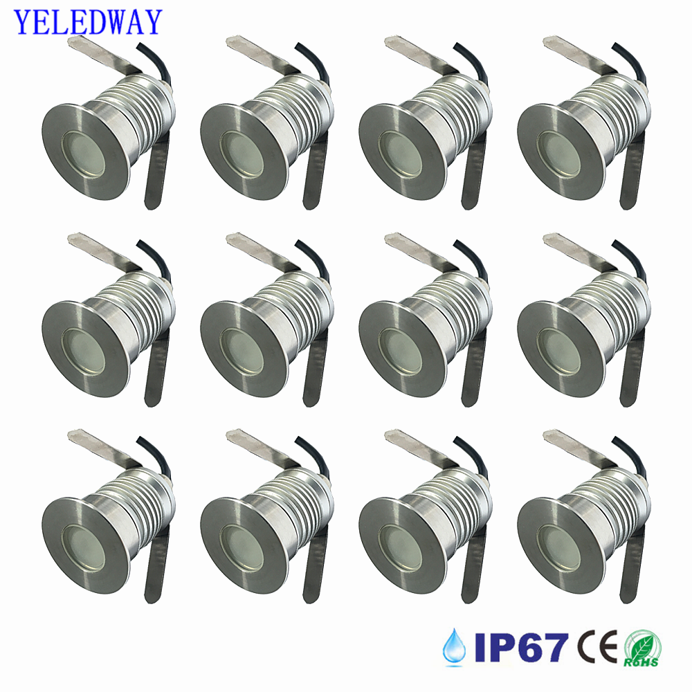 IP67 Tahan Air 1W LED Lampu Ba - Ground Light Recessed ulasan dan harga