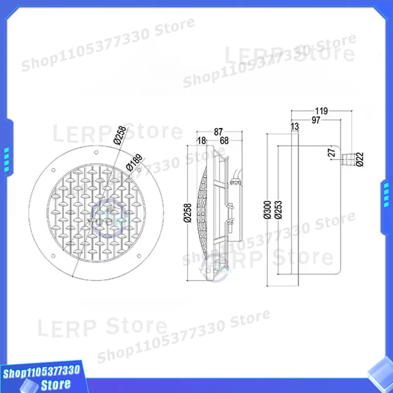 Lampu Kolam Renang LED RGB Baw - Ground Light Recessed ulasan dan harga