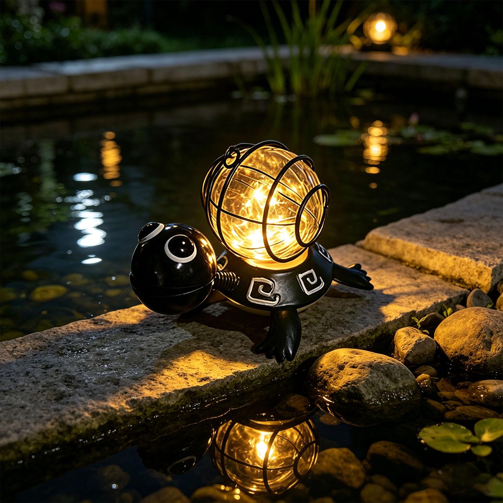 Lampu Tenaga Surya Bentuk Kura - Outdoor Lighting For Patio ulasan dan harga