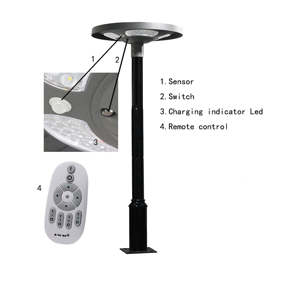 Lampu Taman LED Tenaga Surya U - Outdoor Lighting With Sensor ulasan dan harga