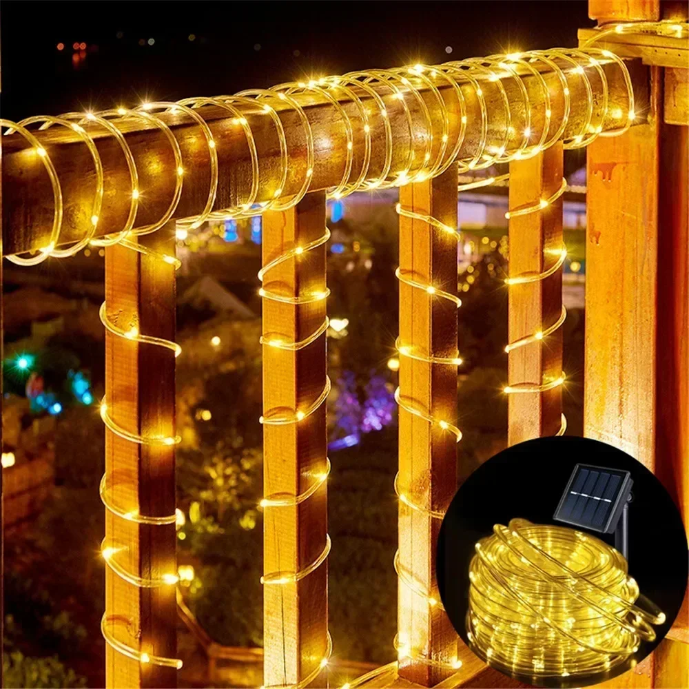 Lampu Tali Surya LED Biru PVC  - Solar Fairy String ulasan dan harga