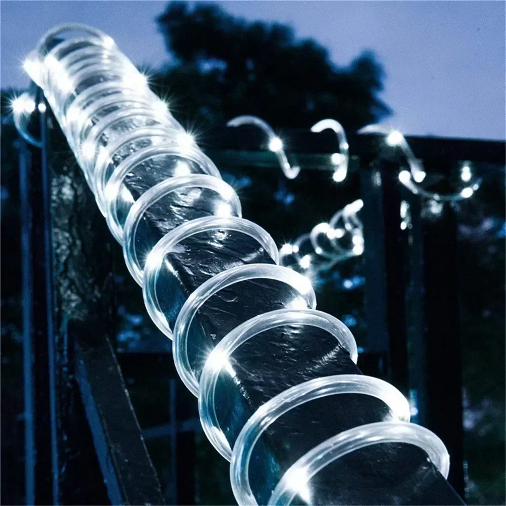 Lampu Tali Surya LED Biru PVC  - Solar Fairy String ulasan dan harga
