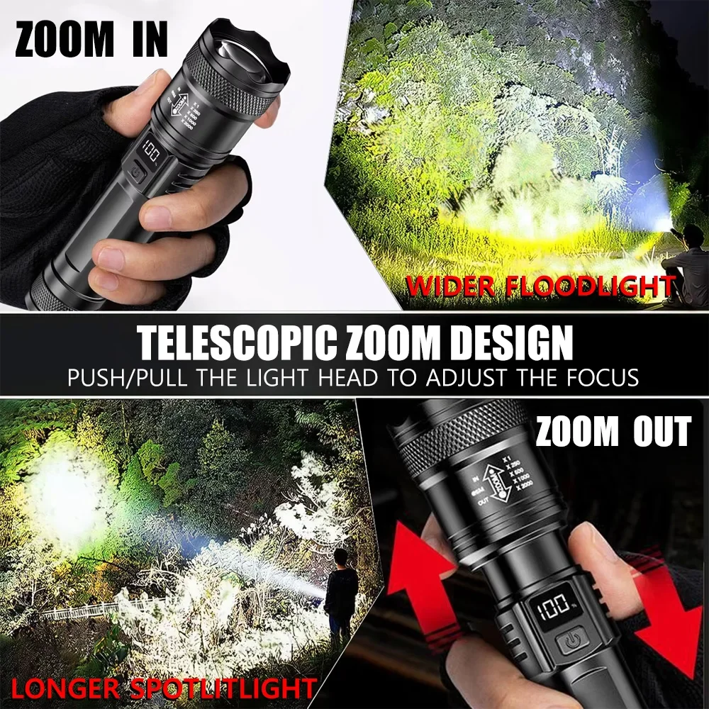 Senter LED Isi Ulang Senter ya - Outdoor Lighting B&Q ulasan dan harga