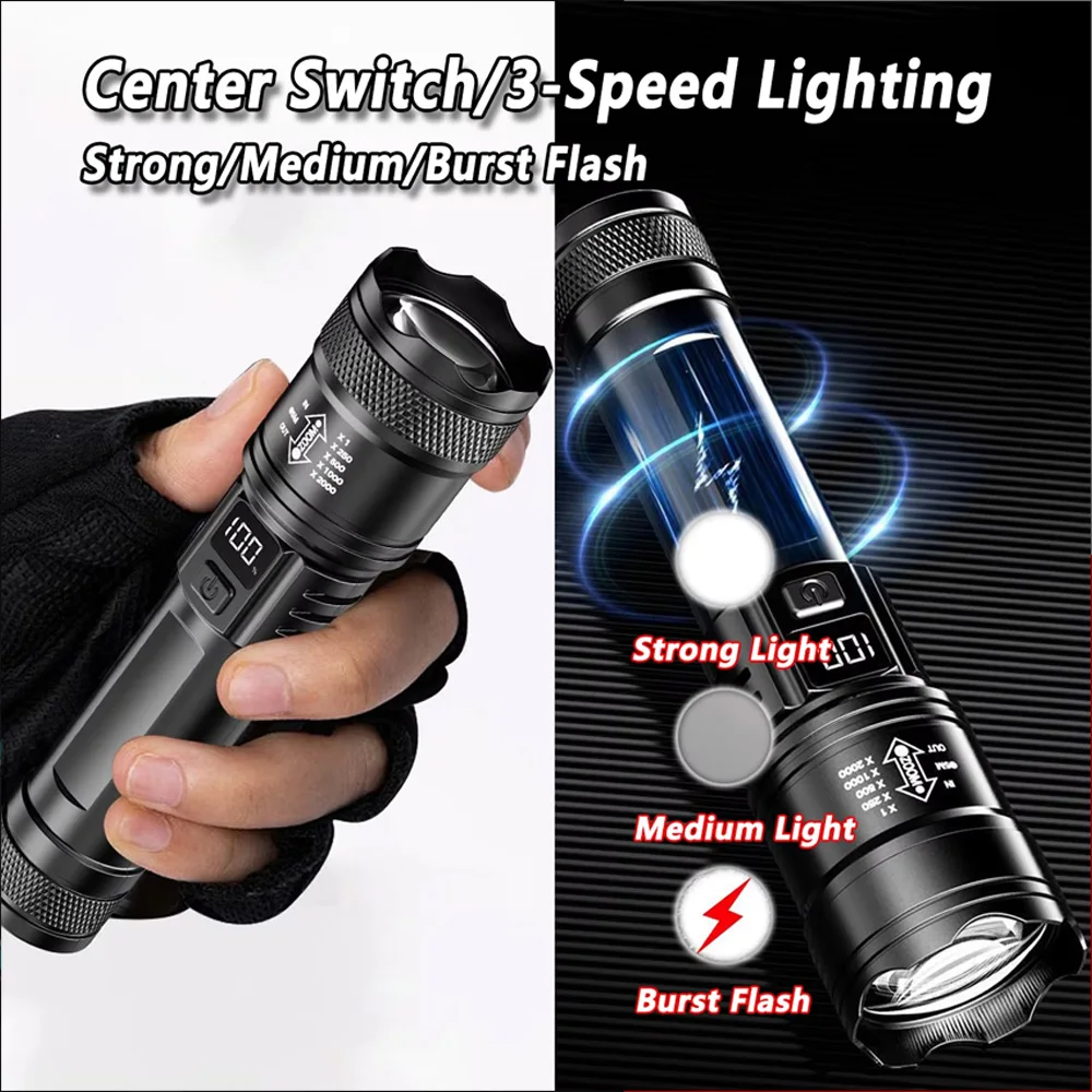 Senter LED Isi Ulang Senter ya - Outdoor Lighting B&Q ulasan dan harga