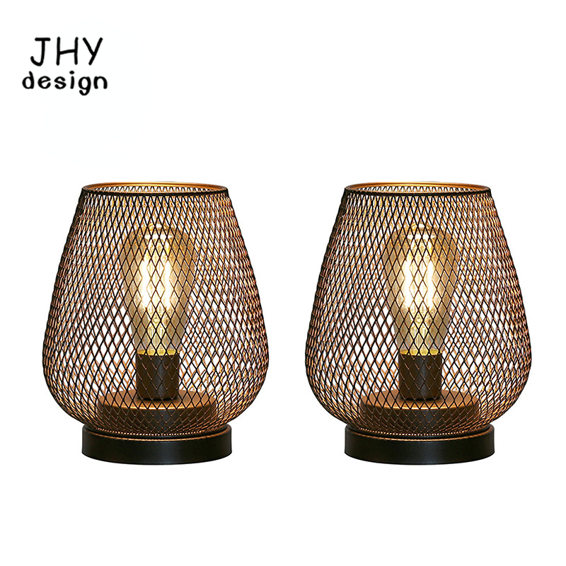 Lampu meja sangkar logam lampu - Outdoor Lighting Accent ulasan dan harga