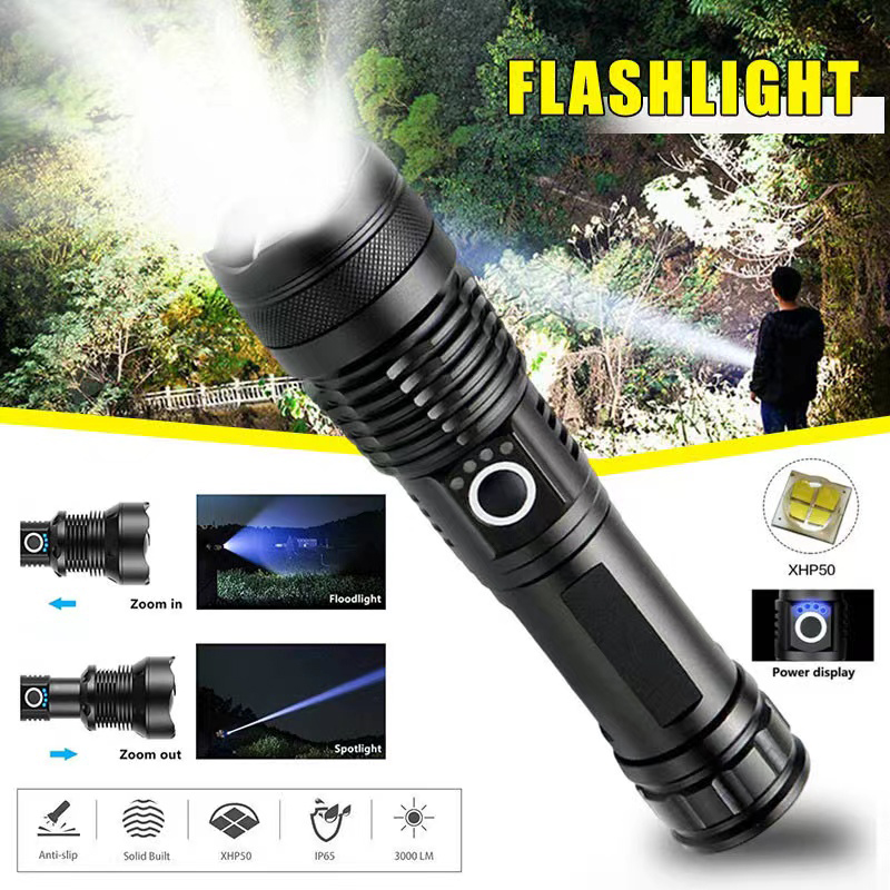 Senter Led XHP70 Daya Tinggi U - Outdoor Lighting B&Q ulasan dan harga